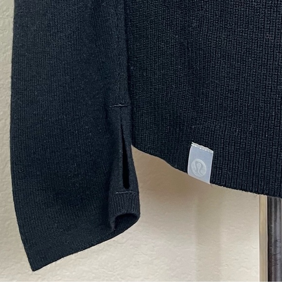 Lululemon Take It All In Cotton-Blend Sweater Black - Picture 12 of 14